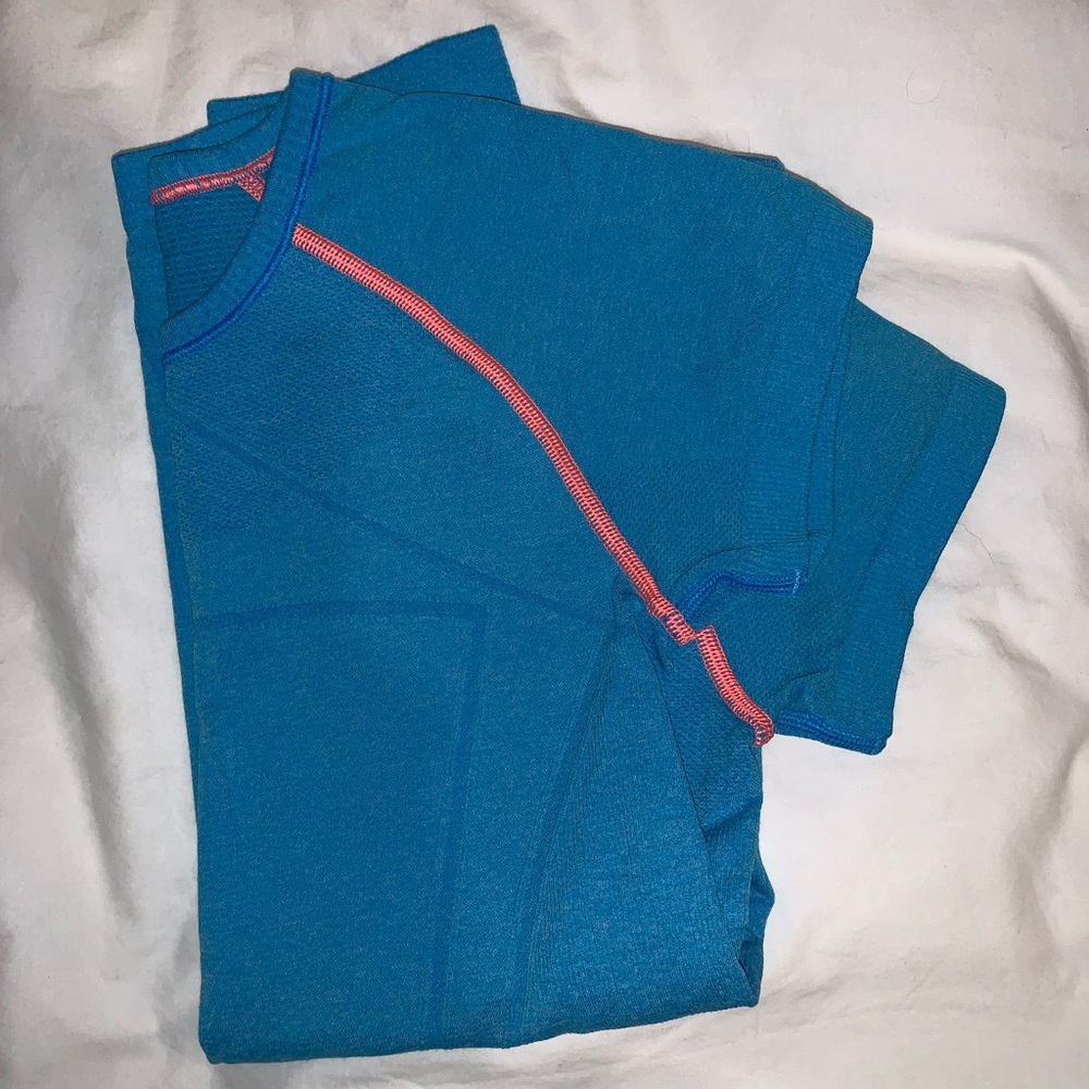 Blue workout girls Ivivva top